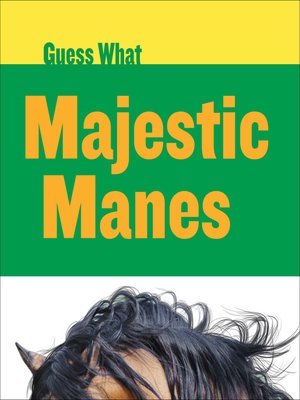 cover image of Majestic Manes